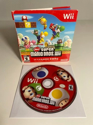New ListingNew Super Mario Bros Wii Nintendo Wii Game Near Mint Disc
