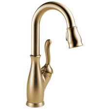 Delta 9678-CZ-DST Single Handle Pull-Down Bar/Prep Faucet Champagne Bronze