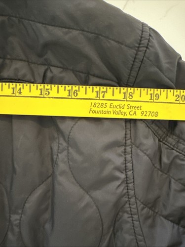Diesel Men’s Bomber Flight Jacket Black Size XL Talon Zip Up Button Up - Picture 18 of 20