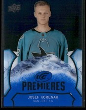 2021-22 Upper Deck Ice 2020-21 Base Ice Premieres /1299 Josef Korenar #112