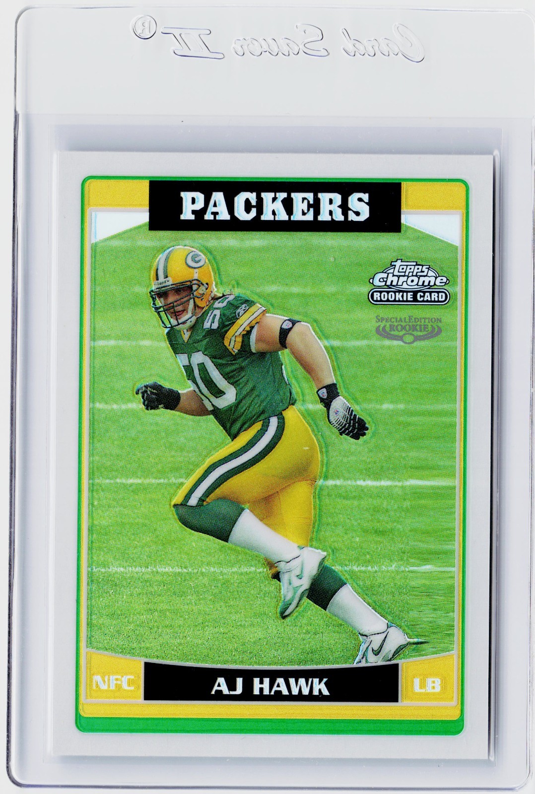 2006 TOPPS CHROME REFRACTOR #222 - A.J. HAWK RC