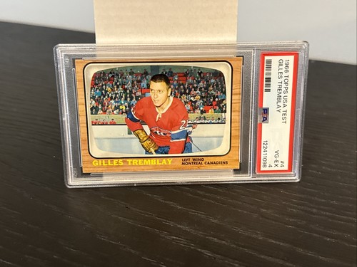 Gilles Tremblay #4 1966 Topps USA Test card