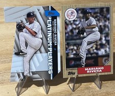 Mariano Rivera 2021 Topps PLATINUM PLAYERS DIE-CUT & 2022 Archives RETRO 1987 