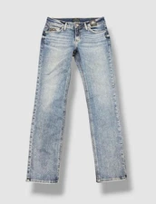 Silver Jeans Co. Women's Blue Suki Curvy Fit Straight Jeans Pants Size W29 L31