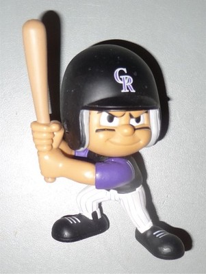 COLORADO ROCKIES Batter Lil' Teammates 2.75'' MLB Series 2 Baseball Figure LOOSE