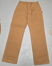 Nwt Carhartt Made In Usa Double Knee Carpenter Duck Pants Sz 34x36
