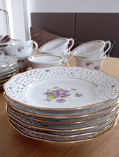 Goldrand Schumann Arzberg Service 19 tlg. Kaffeeservice feinstes Porzellan