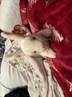TY Beanie Baby - NIBBLER the Beige Rabbit (6 inch) — photo 1