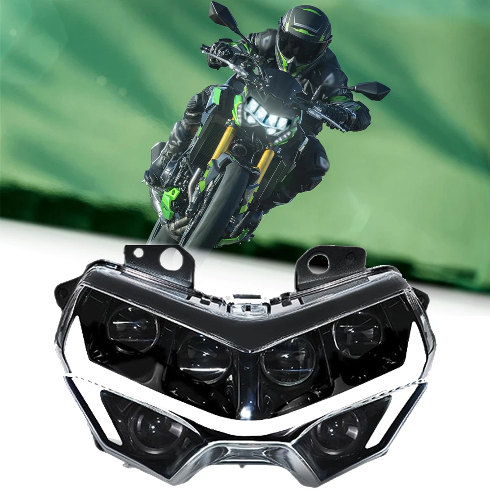 Unbranded Motorcycle Headlight Assemblies for Kawasaki H2 for sale