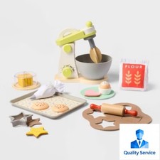 Baking Play Set - Gigglescape: 27-Piece Toy Kitchen, Plastic  Wood, Ages 3 