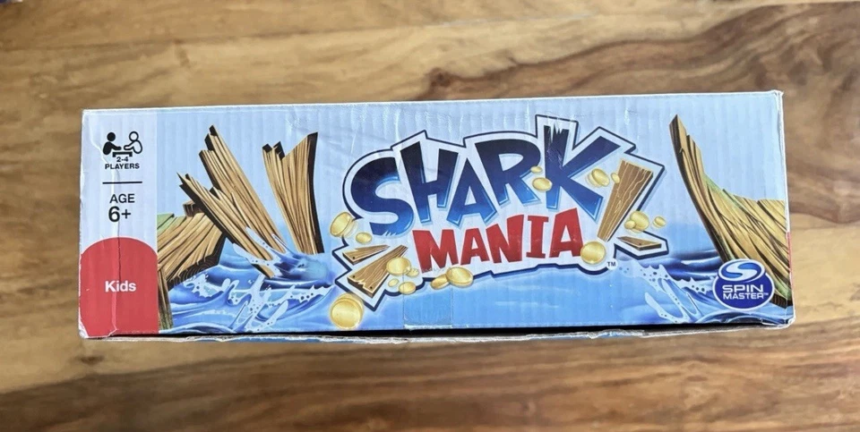 Shark Mania! Chomping Race Board Game Rare 2014 SpinMaster COMPLETE - Image 2 of 2