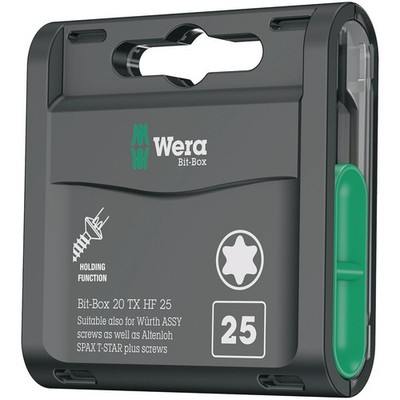 Bitgroßpackung Bit-Box 20 TX HF T 25 L.25mm WERA