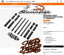 OEM Screamin Eagle M8 Stage ll Torque Kit Cam Shaft Pushrod Covers