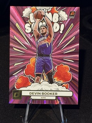 2023-24 Panini Donruss Devin Booker Suns Bomb Squad Holo Pink Laser #5  13/50