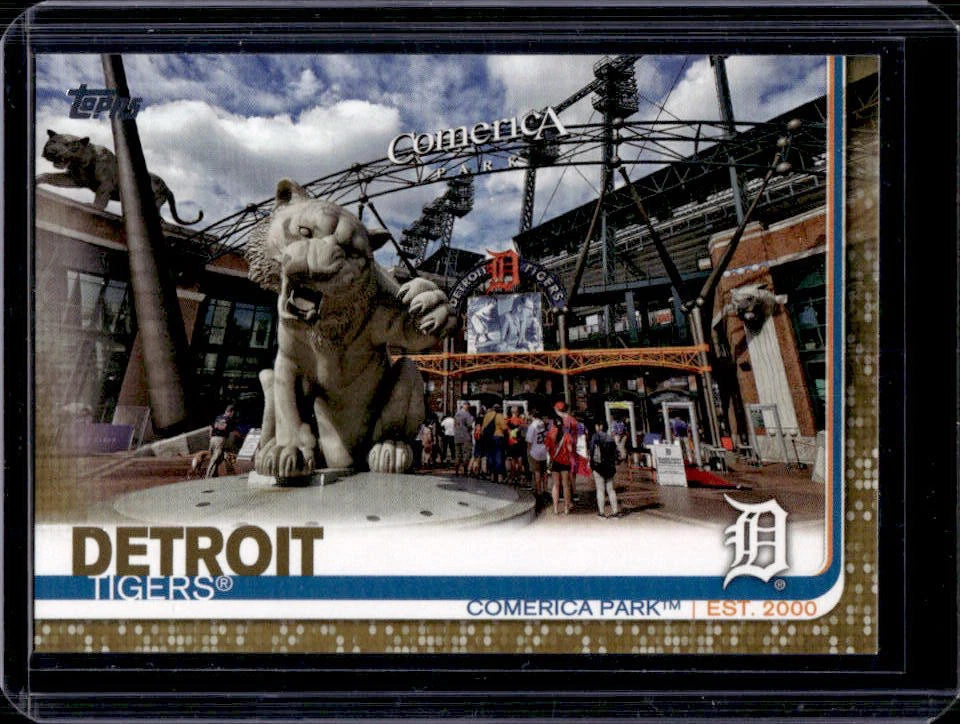 Comerica Park trading card