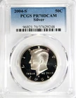 2004-S Silver Proof Kennedy Half Dollar PCGS PR70 DCAM #GA6-48