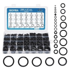 1566Pcs O-Ring Assortment Kit, 27 Varieties Nitrile Rubber O Rings Seal Kit f...