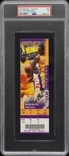2002 NBA Western Conference Finals PHANTOM Ticket LAKERS KOBE BRYANT SHAQ PSA 7