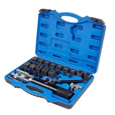 Hydraulic Flaring Tool Set 45 Double And Single Flares With Tube Cutter Black