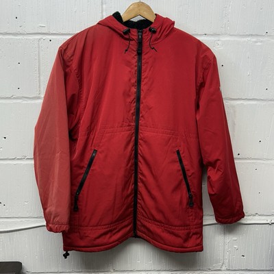 Timberland Weathergear Performance Hooded Jacket Red Small Waterproof Coat