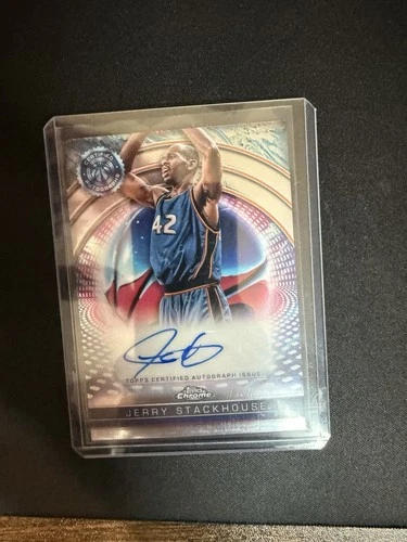 2025 Topps Chrome Jerry Stackhouse Signature Style (RAW)