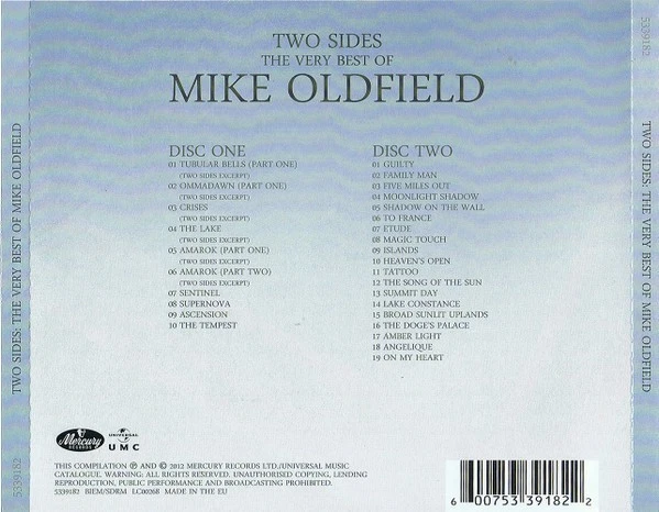 Mike Oldfield – Two Sides (The Very Best Of Mike Oldfield) - Doppel CD © 2012 - Bild 4 von 4