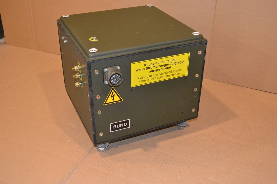 BW Schaltkasten für SEA Bosch Eisemann 5 kVA 2-Takt Stromerzeuger Bundeswehr - Bild 3 von 4