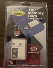 MadCatz 1x Memory Card For PlayStation 15 Block Memory Card for Sony. New/Sealed