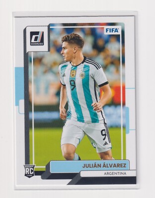 Julian Alvarez 2022-23 Panini Donruss FIFA Optic Rookie RC #8 Argentina
