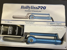 BaBylissPRO NANO TITANIUM Marcel Curling Iron 1" 25mm up to 450 degree 232 celsi