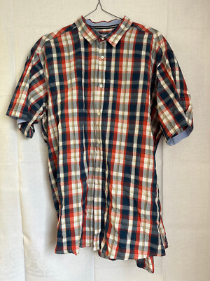 Quality Garment 1949 Shirt Half Sleeve Short Sleeve 1/2 Check 45/46 2XL XXL