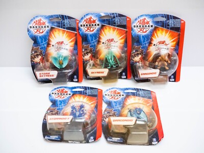 5x Bakugan Battle Brawlers Storm Skyress, Gargonoid, Dragonoid, Hydranoid II,...