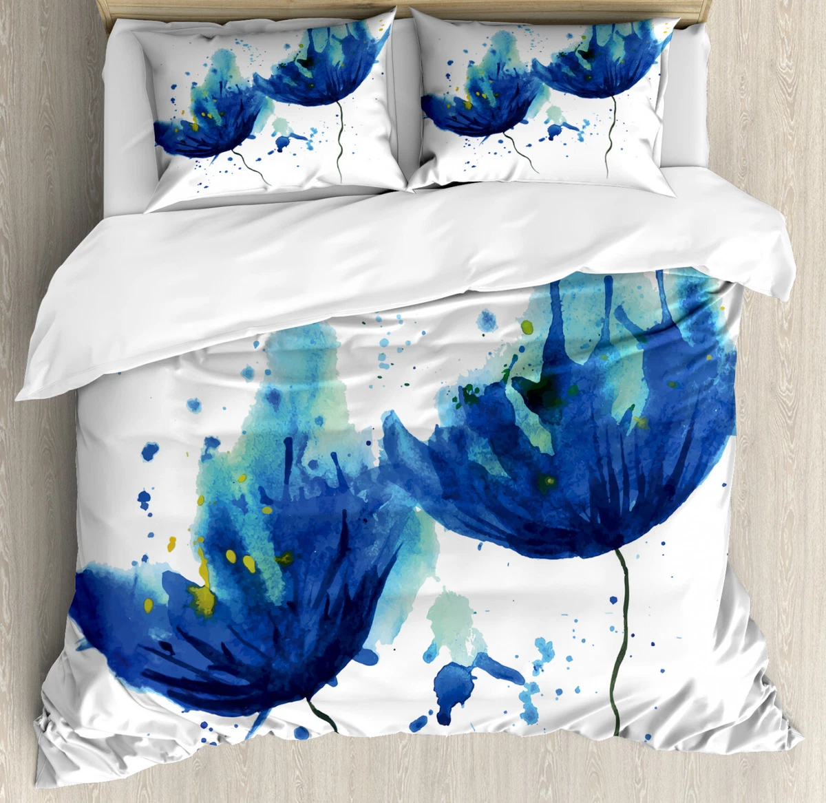 Blue pillow cheap shams