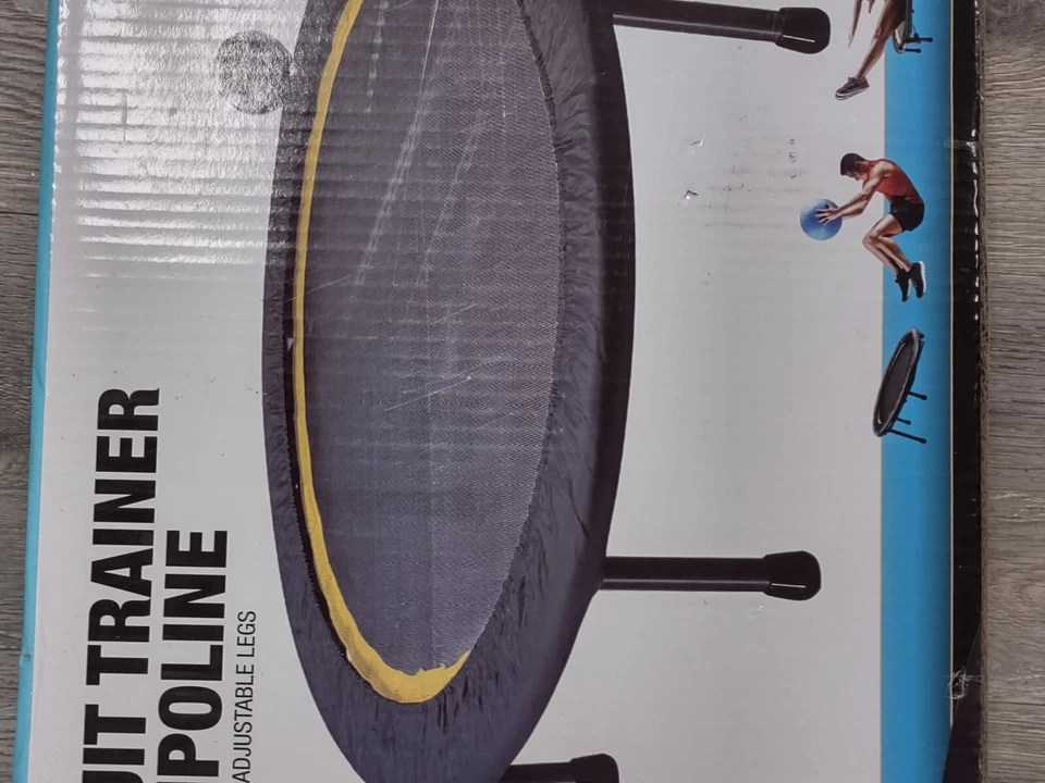 Gold's Gym 36" (36 pulgadas) Trampolín Circuito Entrenador Temporizador, Piernas Ajustables ¡NUEVO! Foto 4 de 4