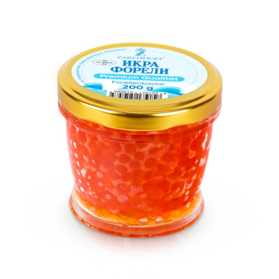 Forellenkaviar Kaviar икра 200 g Glas Roter Premium  форели caviar