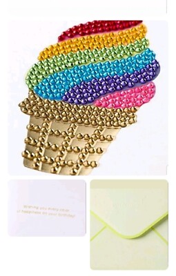 Papyrus Ice Cream Cone Birthday Card by Judith Leiber Couture - Main Image