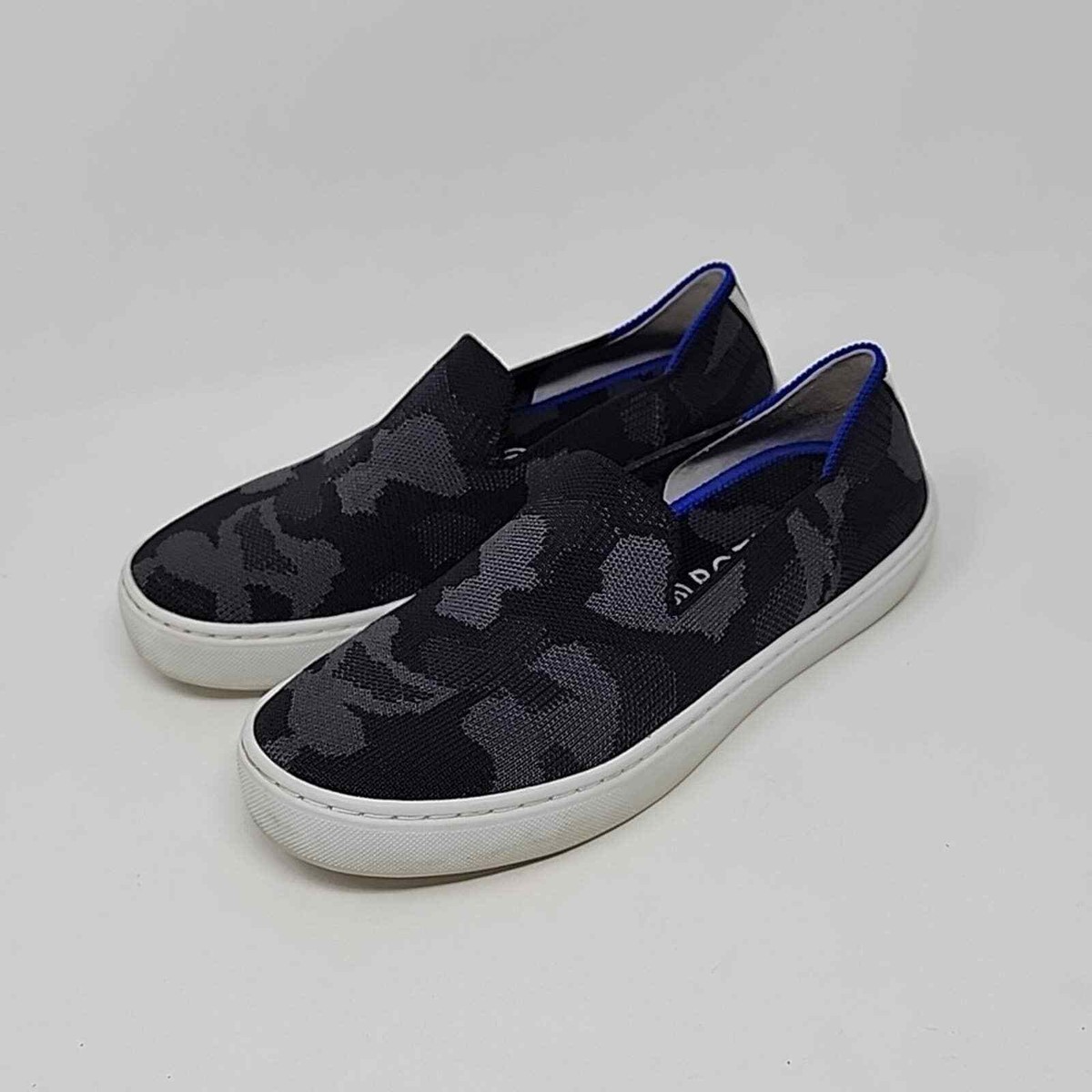 Rothy's Grey Camo Slip On Women's Sneakers Size