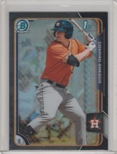2015 Bowman Chrome Prospects Black Asia Refractors Card #BCP55 Conrad Gregor