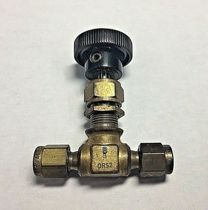 swagelok integral bonnet needle valve brass
