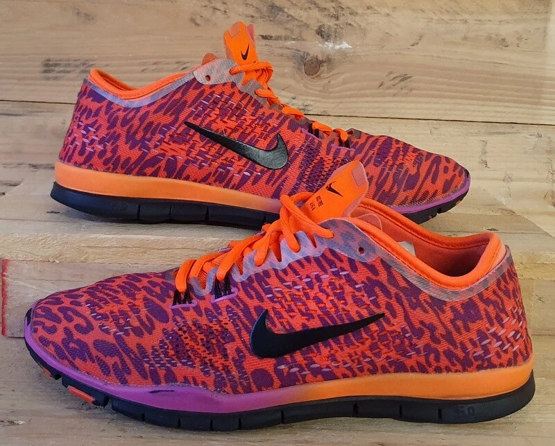 Nike Free 5.0 TR Fit 4 Trainers UK5 US7.5 E38.5 647564 500 Orange