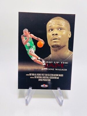 ANTOINE WALKER 1998-99 Skybox NBA Hoops PUMP UP THE JAM Insert Celtics #6