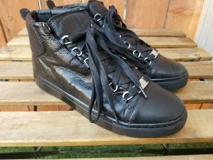 balenciaga leather high tops