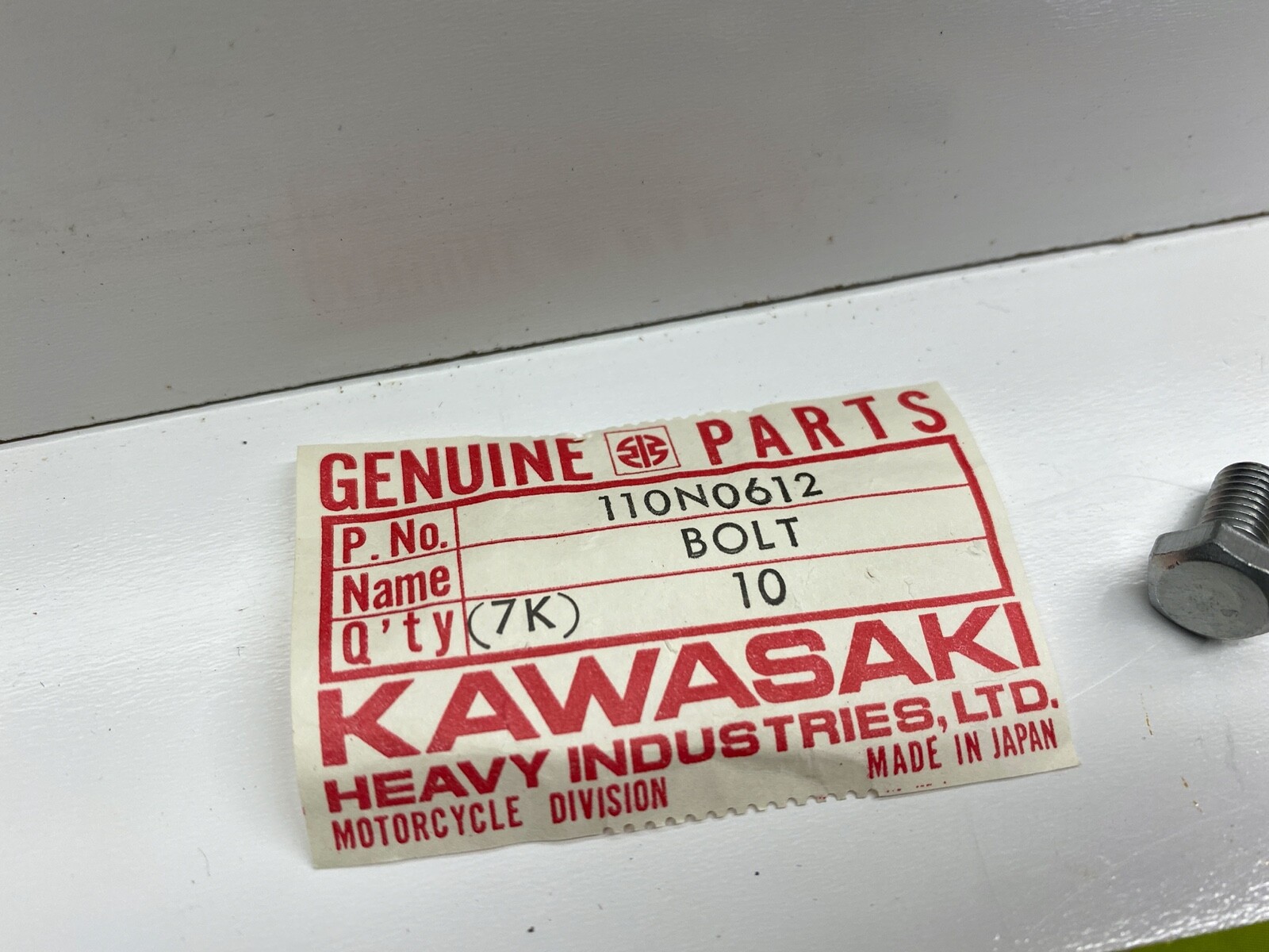 NOS Kawasaki 110B0832 Bolt 8x32 Z1 900 Motorcycle OEM for sale online | eBay NOS Kawasaki 110B0832 Bolt 8x32 Z1 900 Motorcycle OEM for sale online | eBay