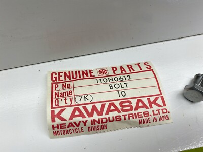 【なっお】②FB NOS Kawasaki KZ400 KZS305 ZL900 110N0612 BOLT-FLANGED-SMALL,6X12