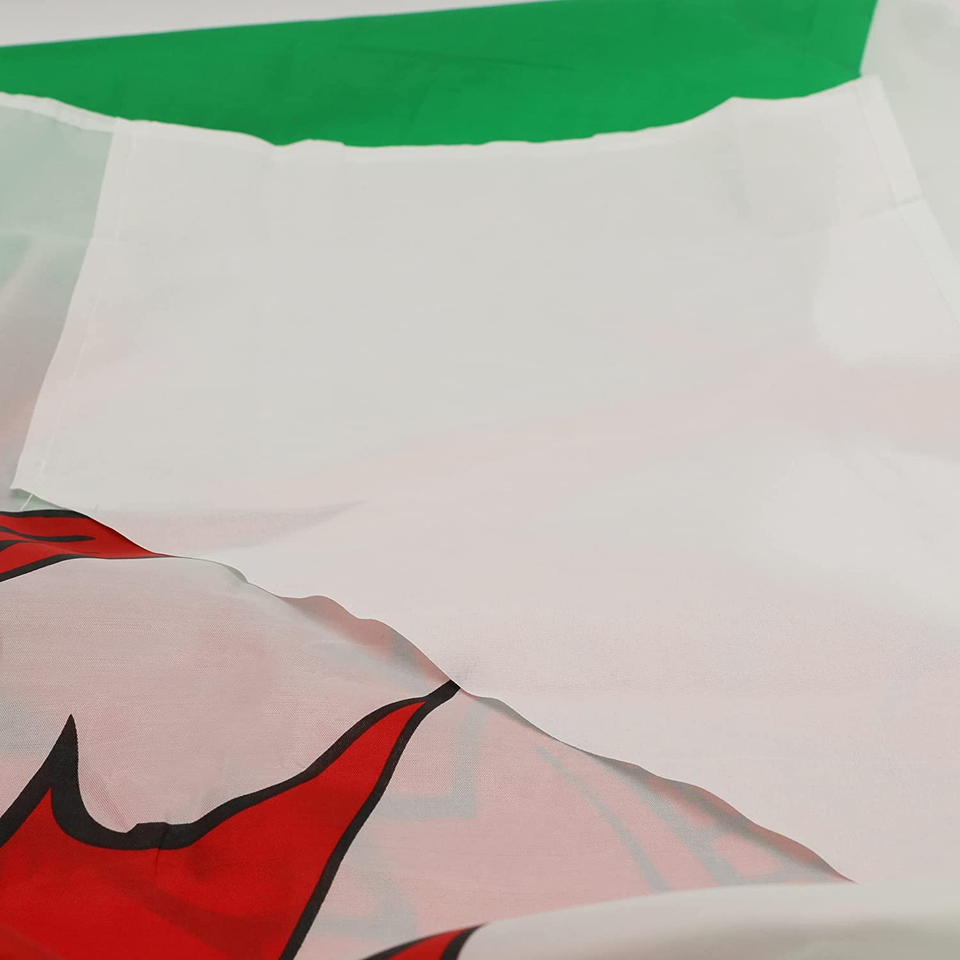 Welsh Rugby Football Flag Wales Flag 5x3ft With Wearable Sleeve - Foto 9
