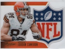2014 Prestige NFL Shield Jordan Cameron Card #2