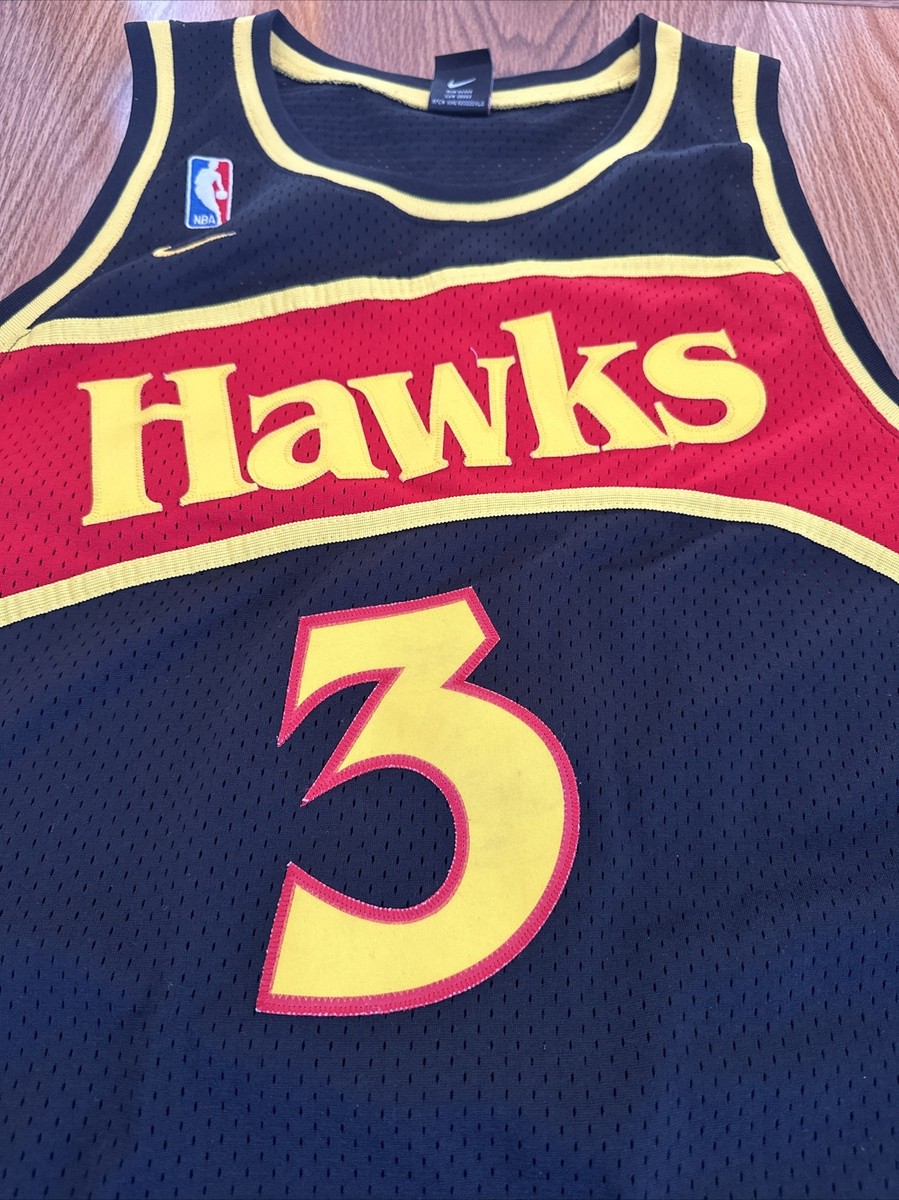 Vintage Nike SHAREEF ABDUR-RAHIM # 3 ATLANTA HAWKS Size 3XL