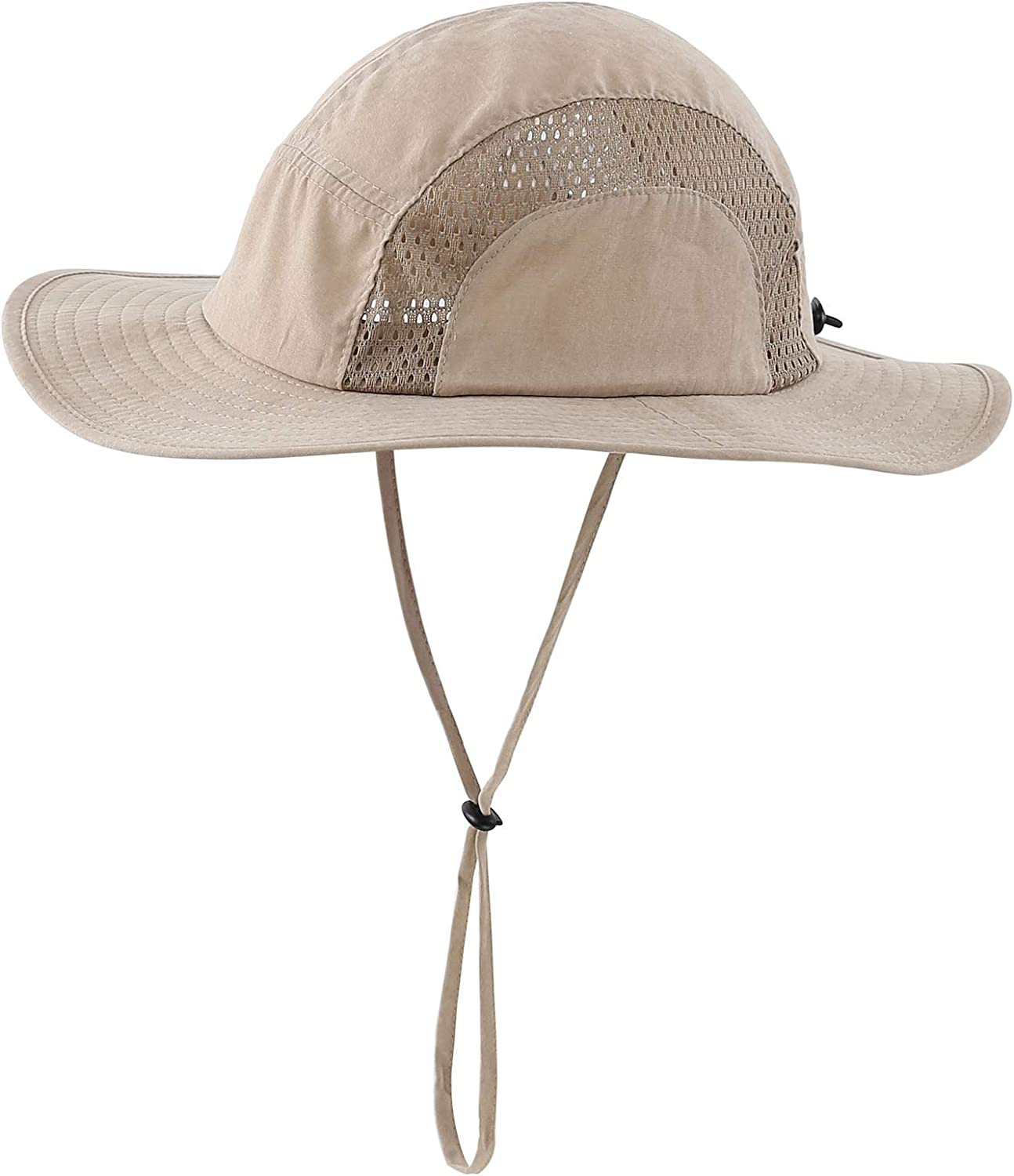 Men's UPF 50+ Wide Brim Bucket Hat for Sun UV Protection Fishing