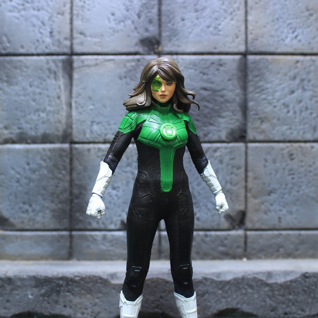 1/12 Custom DC Universe Jessica Cruz Green Lantern Head Sculpt | eBay