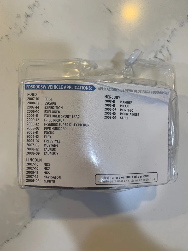 Scosche Stereo Replacement Interface FD5000SW Select 2005-14 Ford Lincoln - Image 2 of 2